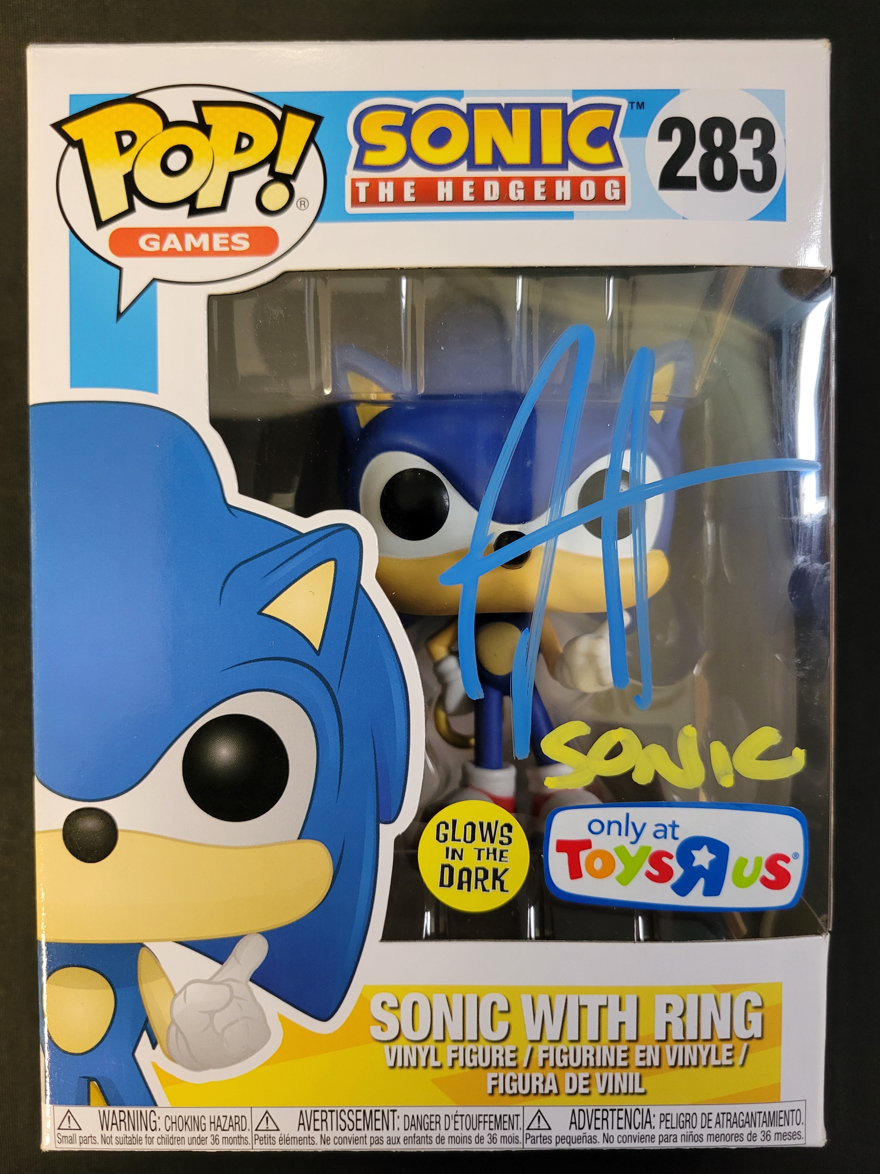 Funko Pop Sonic with Ring #283 Metallic Exclusive