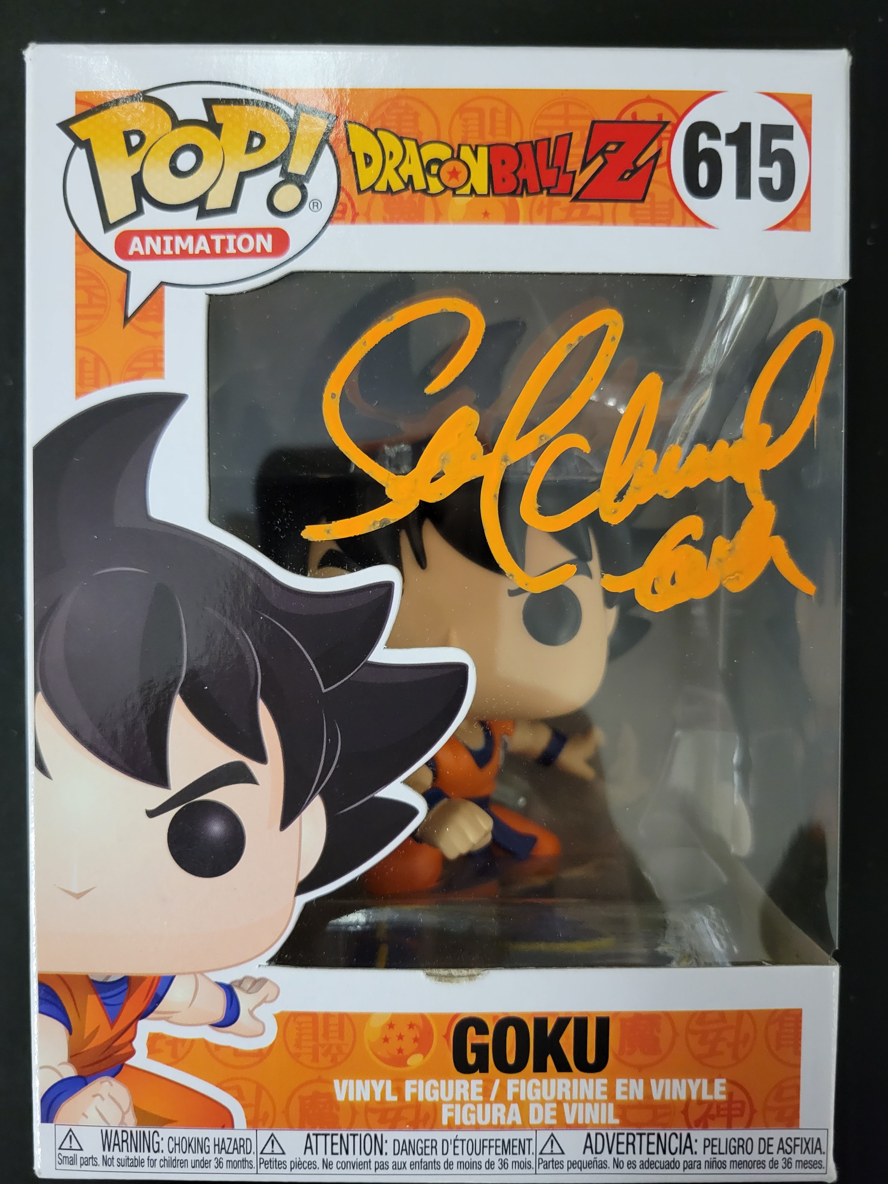 Funko Pop: #615 Goku Dragon Ball Z Signed By Sean Schemmel - JSA Cert – Pops  and Such