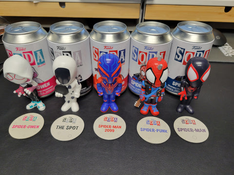 Funko Soda: Spider-Man: Across the Spider-Verse Set of 5 Commons