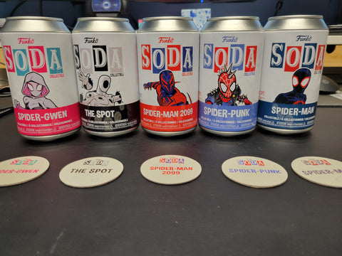 Funko Soda: Spider-Man: Across the Spider-Verse Set of 5 Commons