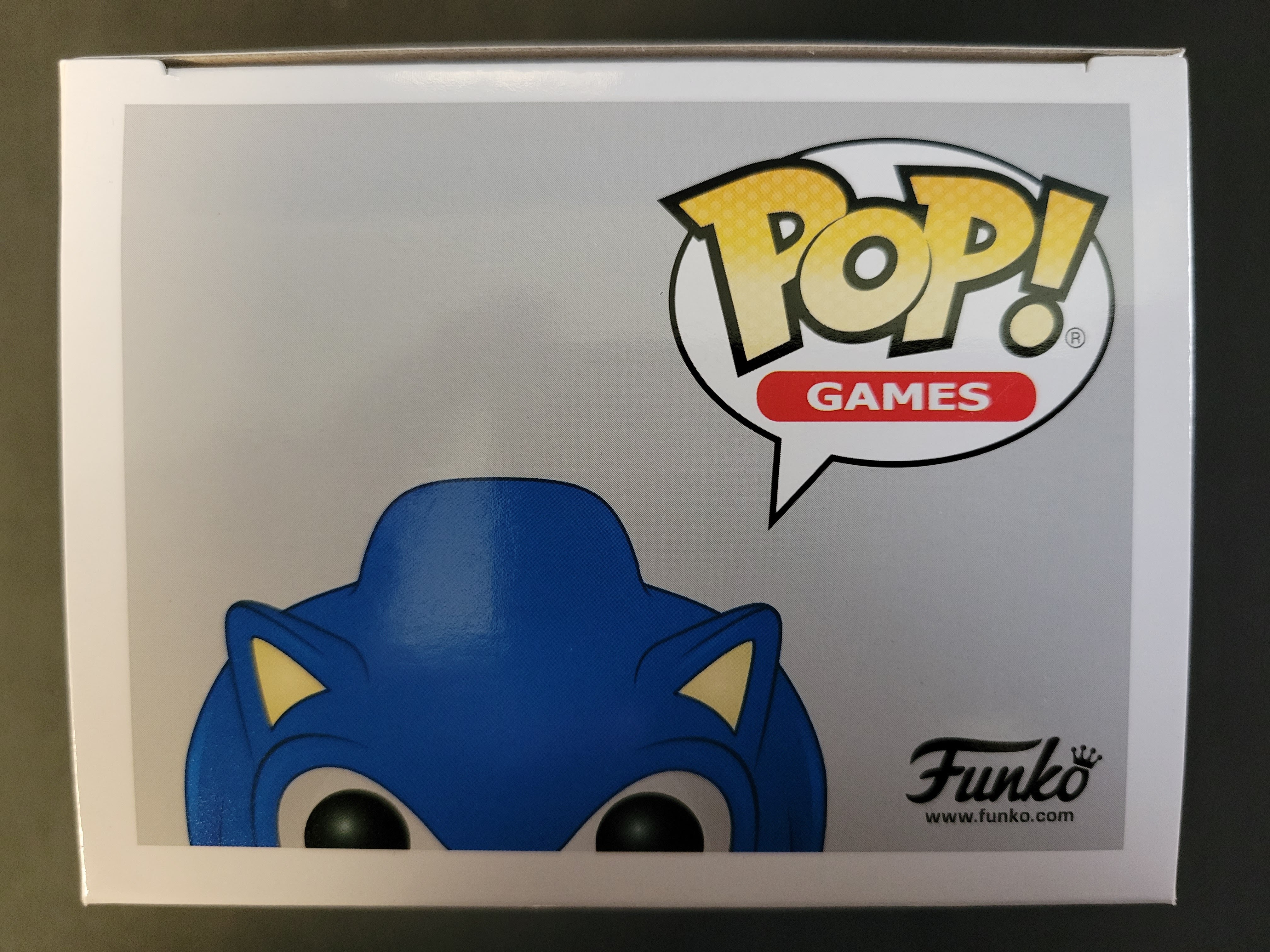 Funko Pop: Sonic The Hedgehog with Ring #283 Auto by Jason Griffith 