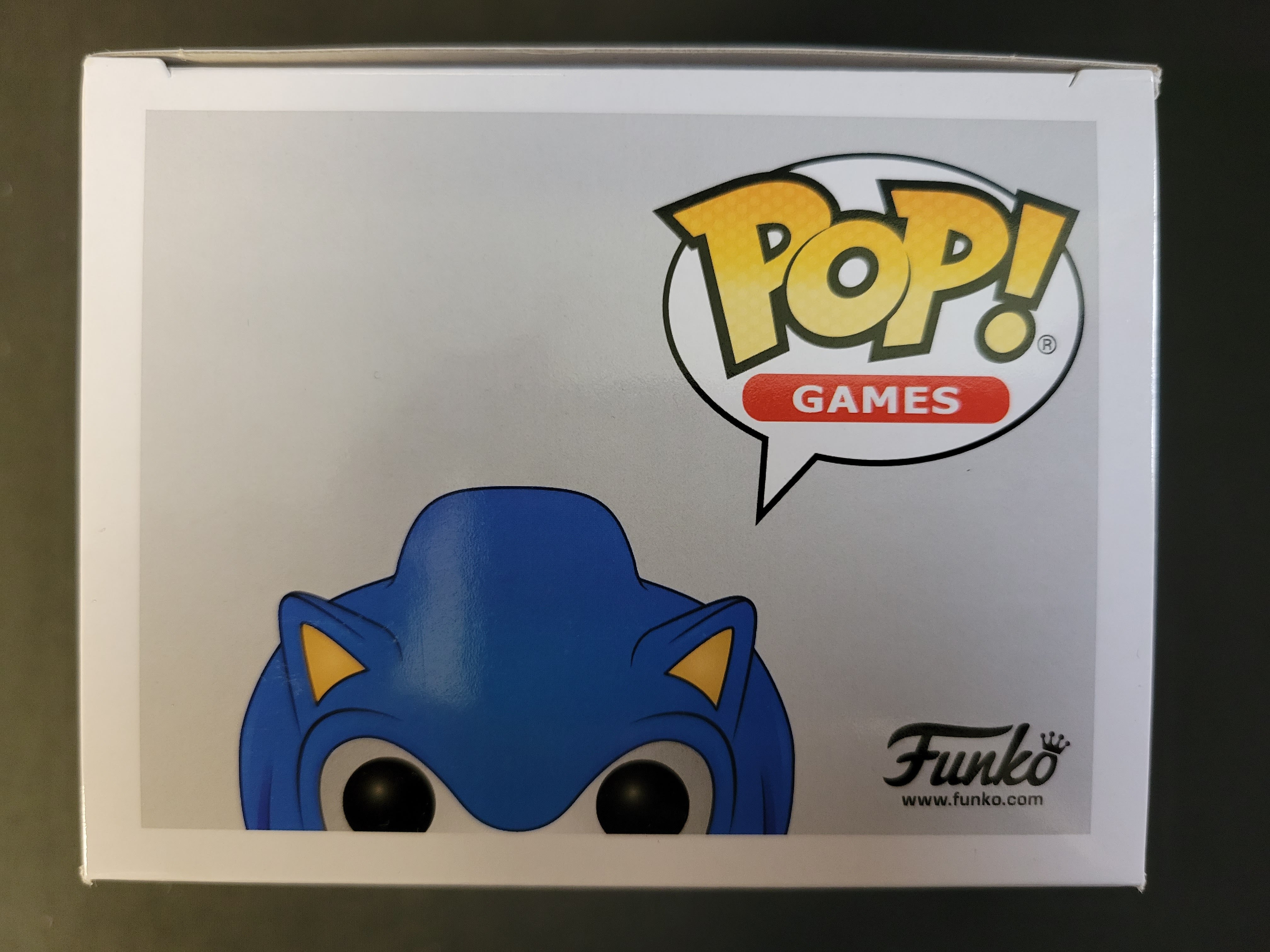 Funko Pop: Classic Sonic The Hedgehog #632 Auto by Jason Griffith - Cert 674
