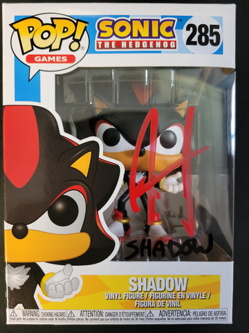 Funko Pop: Shadow The Hedgehog #285 Autographed by Jason Griffith - Cert 702
