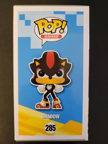 Funko Pop: Shadow The Hedgehog #285 Autographed by Jason Griffith - Cert 705