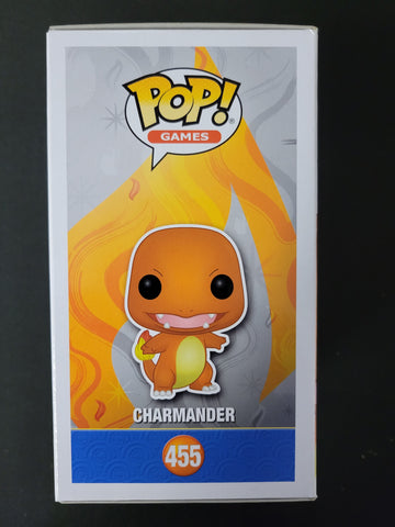 Funko Pop: # 455 Pokemon - Charmander Autographed By Michael Haigney - JSA 858