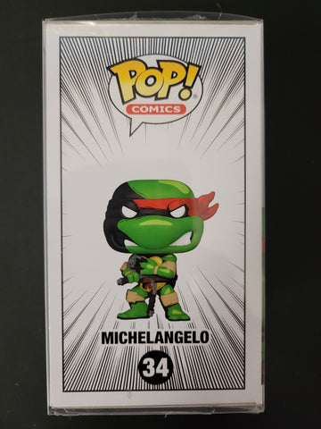 Funko Pop! TMNT: Michelangelo PX Exclusive Autographed By Robbie Rist 583
