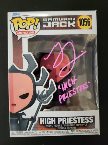Funko Pop: High Priestess from Samurai Jack Signed By Grey DeLisle-JSA Cert 539