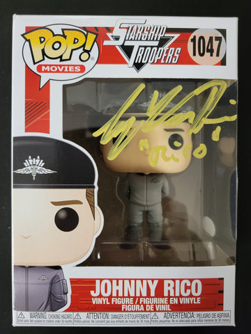 Funko Pop - Johnny Rico Autographed By Casper Van Dien - JSA Certified 950