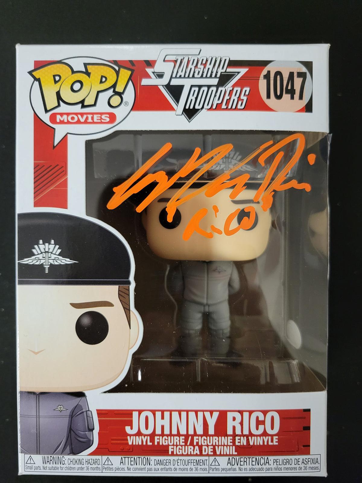 Funko Pop - Johnny Rico Autographed By Casper Van Dien - JSA Certified 949