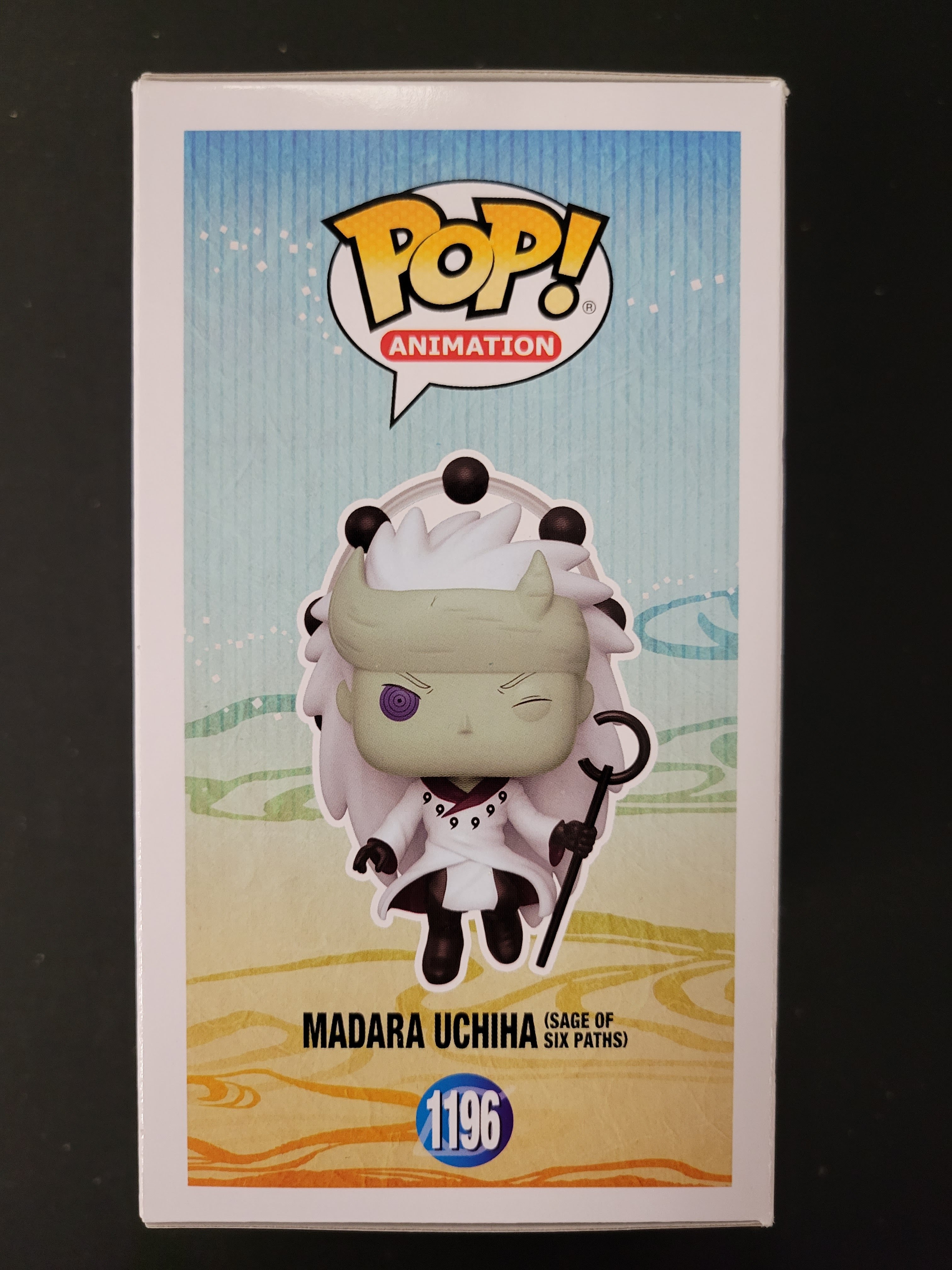 Funko Pop: #1196 Madara Uchiha From Naruto Signed By Neil Kaplan - JSA Cert 510