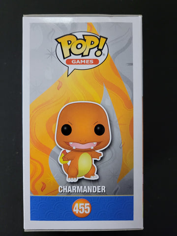 Funko Pop: # 455 Pokemon - Charmander Autographed By Michael Haigney - JSA 859
