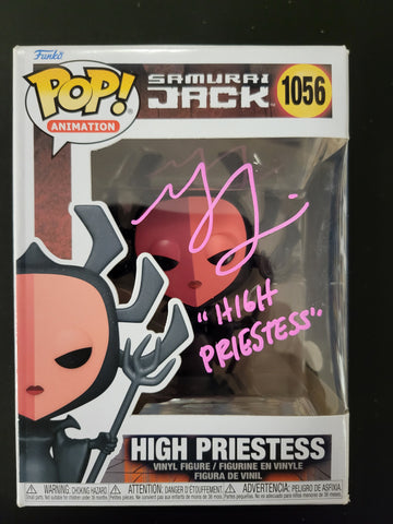 Funko Pop: High Priestess from Samurai Jack Signed By grey DeLisle-JSA Cert 538