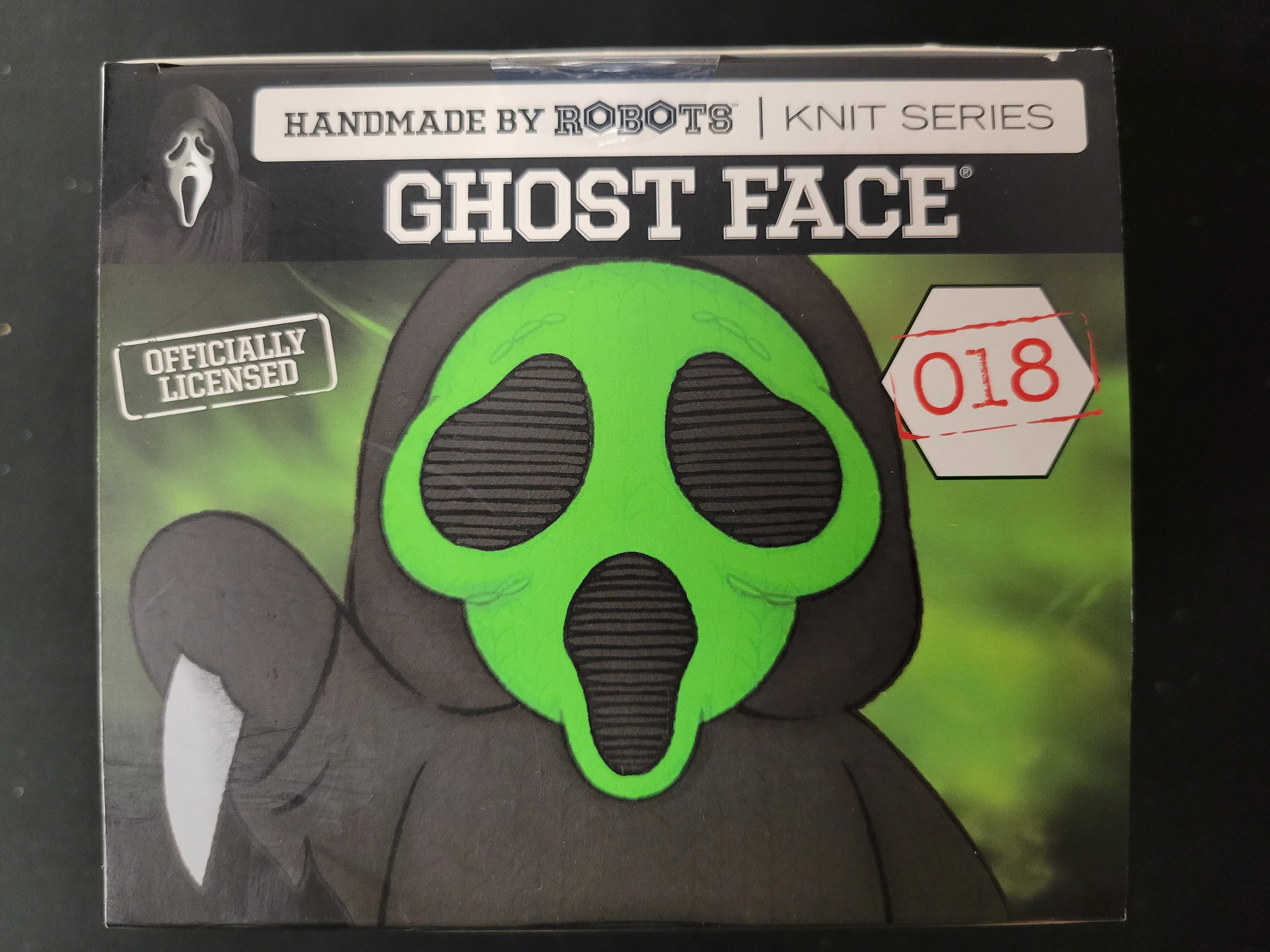 Handmade By Robots Ghost Face Autographed By Rose McGowan - JSA Certified 698