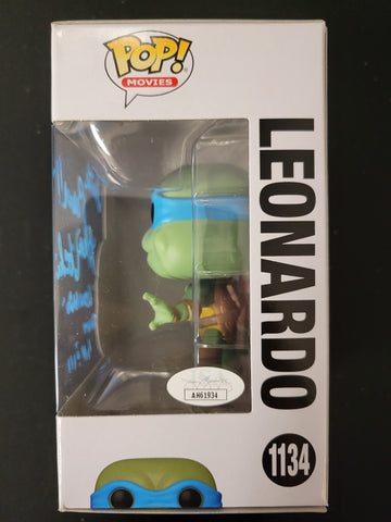 Funko Pop! Teenage Mutant Ninja Turtles: Leonardo Autographed By Brian Tochi 934
