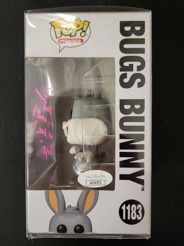 Funko Pop: Bugs Bunny from Space Jam Autographed by Billy West - JSA Cert 575