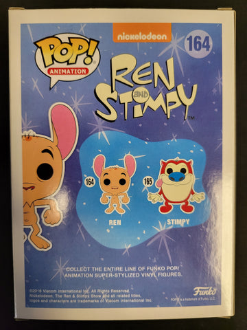 Funko POP! Ren & Stimpy Chases Autographed by Billy West - JSA Certified