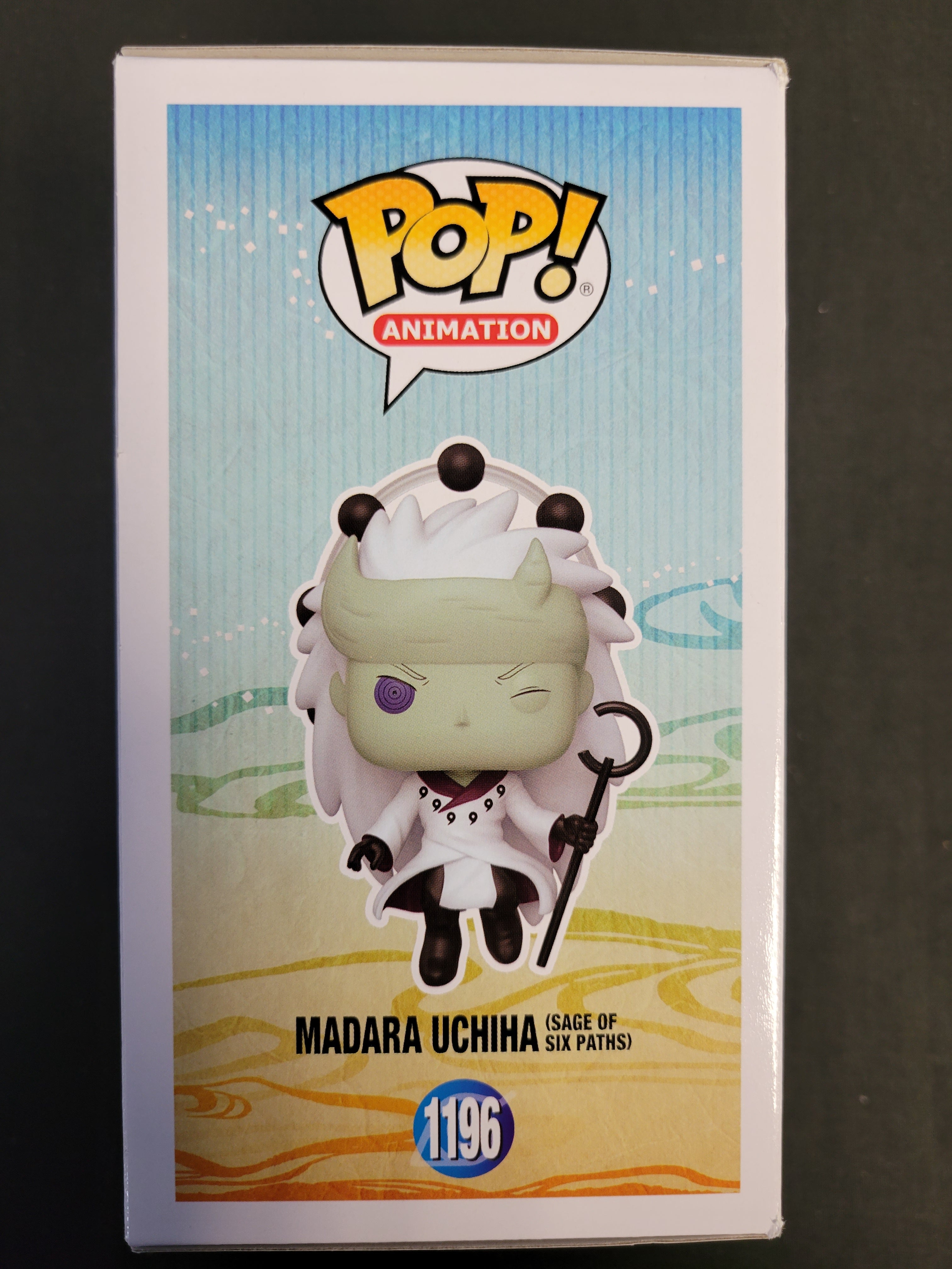 Funko Pop: #1196 Madara Uchiha From Naruto Signed By Neil Kaplan - JSA Cert 511