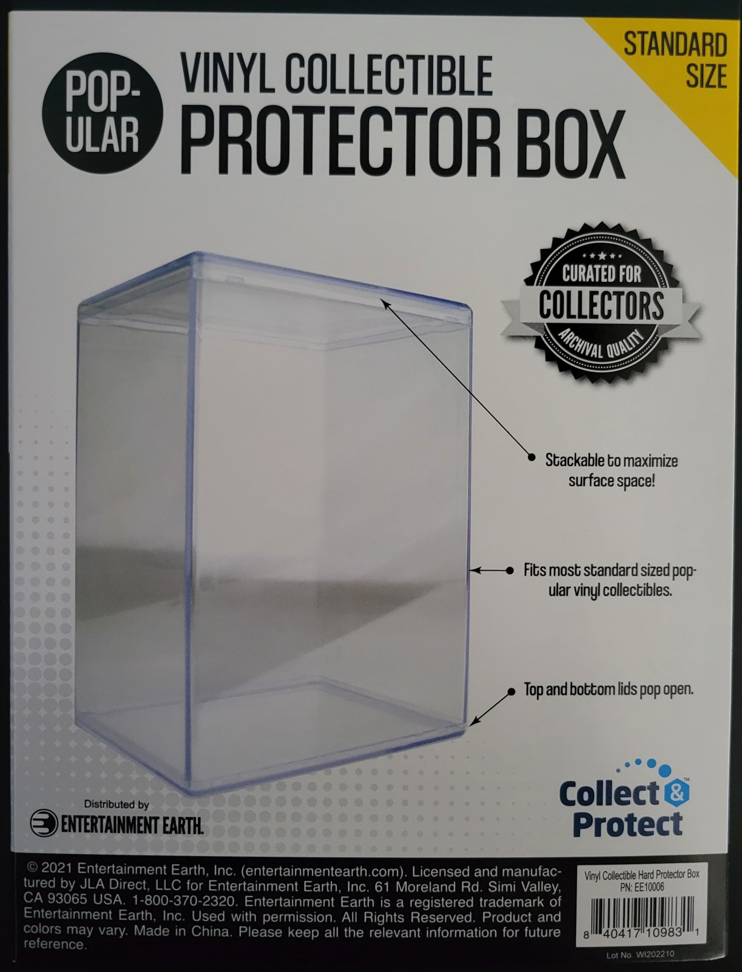 Popular Vinyl Collectible Protector Box