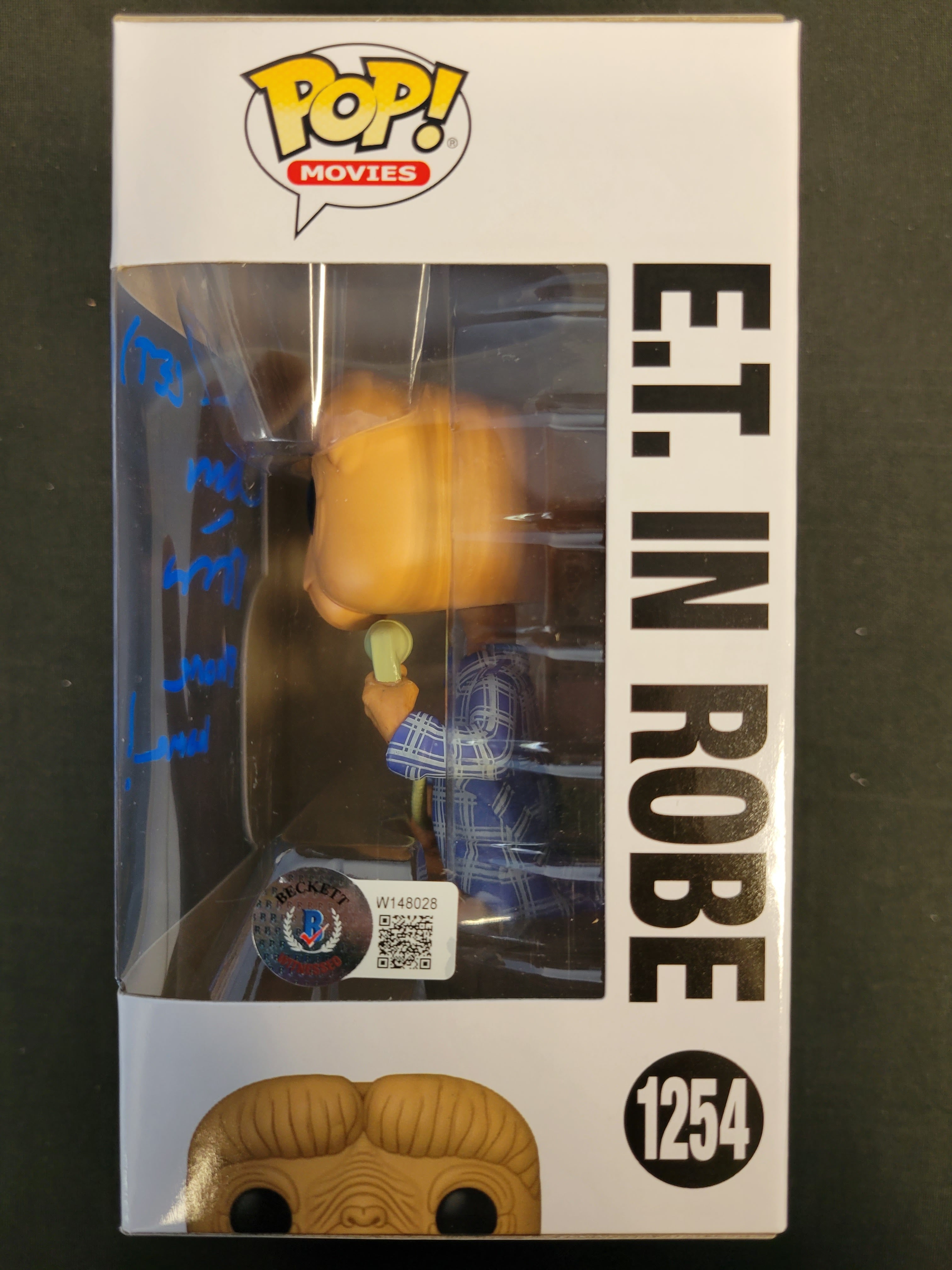 Funko Pop: E.T. The Extra-Terrestrial: E.T. In Robe #1254 Autographed by Matthew DeMeritt (Phone Home)