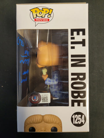 Funko Pop: E.T. The Extra-Terrestrial: E.T. In Robe #1254 Autographed by Matthew DeMeritt (Phone Home)