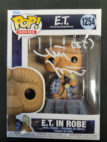 Funko Pop: E.T. The Extra-Terrestrial: E.T. In Robe #1254 Autographed by Matthew DeMeritt