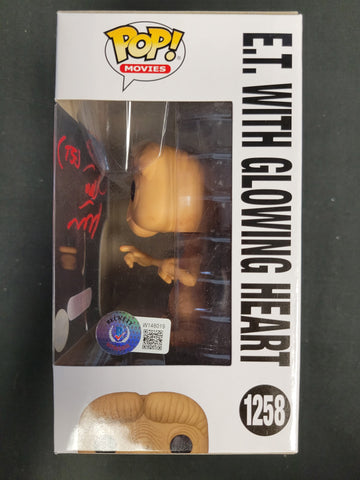 Funko Pop: E.T. The Extra-Terrestrial: E.T. With Glowing Heart - Target Exclusive #1258 Autographed
