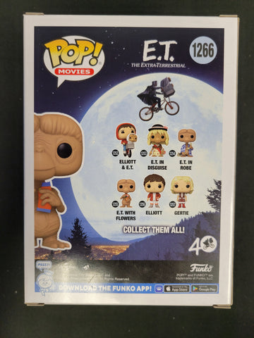 Funko Pop: E.T. The Extra-Terrestrial: E.T. With Candy #1266 Autographed by Matthew DeMeritt